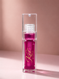 Cherry Bliss purple lip gloss by KEI Makeup