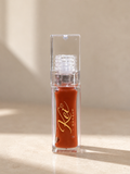 Toffee Drip brown lip gloss by KEI Makeup